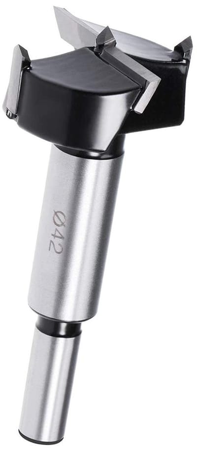 Dailygoods- Forstner Bits 42 mm - Houtbewerking - Houtboor - Boor Bit Cutter - Wolfraam Carbide - Scharnier Gat Boor