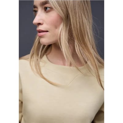 Shirt met geribd detail