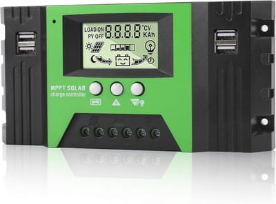 MPPT 80A Zonne- Energie Regulator met Temperatuursensor en LCD-Display - 12V/24V