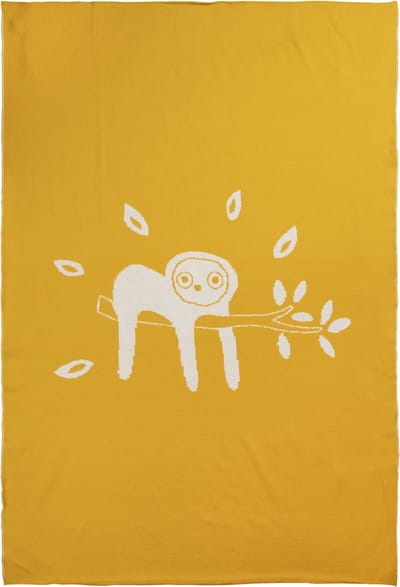 Briljant Baby Wiegdeken - 75x100 cm - Jungle Dusk Geel
