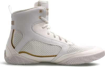 Hayabusa Mayweather Champ Boksschoenen - Wit/Goud - maat 40