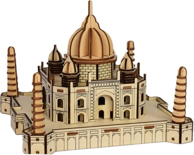De Bouwplaats Taj Mahal Bouwpakket - Educatief FSC Hout - 156 onderdelen