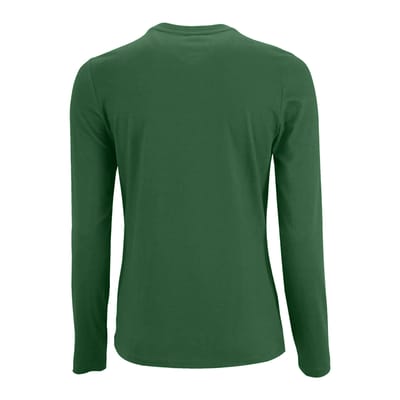 SOLS Dames/dames Keizerlijk T-Shirt met lange mouwen (Fles groen)