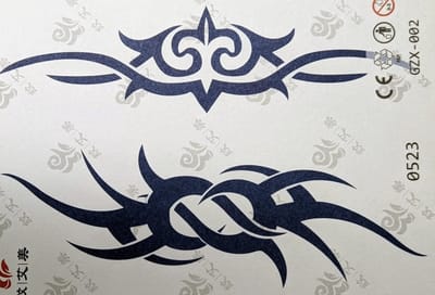 Semi-permanente tatoeage - Bijna original - Makkelijk in gebruik - Kool - Sexy - Waterbestendig - Mooie ontwerpen - Natuurlijk Veganistisch - Niet-toxisch – Duur tot 10 a 15 dagen - Door idereen te gebruiken.- A50
