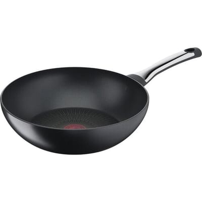 Tefal Excellence Wokpan - Thermo-Signal™ - Titanium Anti-Aanbaklaag - Zwart - 28 cm