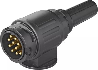 ProPlus 13-polige stekker - PVC - 1-gaats tule - Type Jaeger