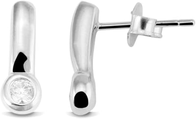 AKZENT Akzent dames oorbel "Rieke" van 925 Sterlingzilver, gerhodineerd, duurzaam