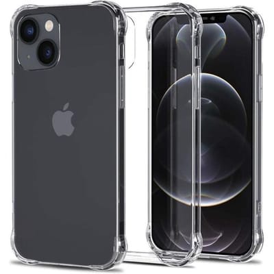 Ceezs telefoonhoesje geschikt voor Apple iPhone 14 Plus hoesje shockproof / schokbestendig transparant
