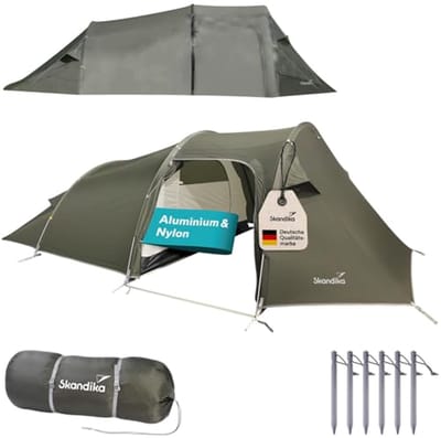Ultralichte 3-Persoons Trekkingtent - Waterdicht, Ruim en Compact voor Outdoor Avonturen