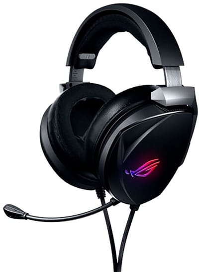 ASUS ROG Theta 7.1 Over Ear headset Gamen Kabel 7.1 Surround Zwart Ruisonderdrukking (microfoon) Volumeregeling, Microf