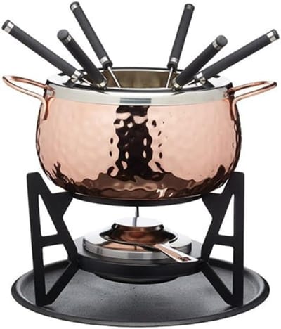 SCH® Fondueset - Fondue - Fondueset elektrisch - Zwart - ‎32cm x 32cm x 22cm