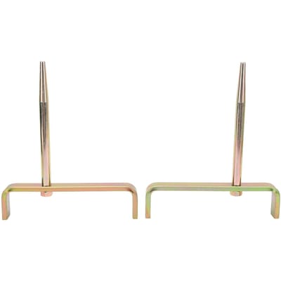 2 Set Motor Cilinderkop Beugel Betrouwbaar Robuust Hoge Hardheid Cilinderkop Standaard Universeel voor Auto voor Motor beige