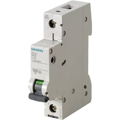 Siemens 5SL41017 5SL4101-7 Zekeringautomaat 1-polig 1 A 230 V, 400 V