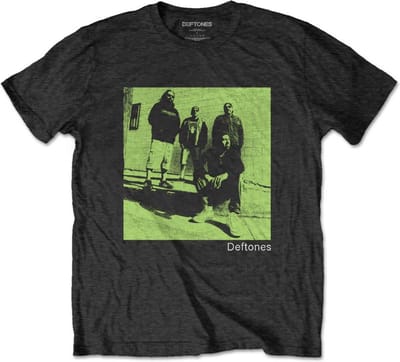 Deftones - Green Photo Heren T-shirt - S - Zwart