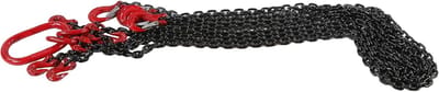 Verstelbare Ketting Sling 2 Meter - 1 Ton - 6 Mm - Duurzaam Staal - Perfecte Vervanging voor Zware Ladingen - Effectief bij Hefwerkzaamheden