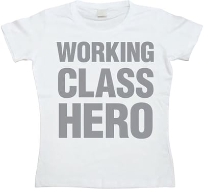 Hybris Dames T-shirt 'Working Class Hero Girly' SH-5-10834-H21-13