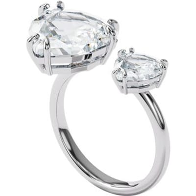 Swarovski Millenia Cocktail Driehoekige Snede Ring Damesringen Zilver 5602847 55 white