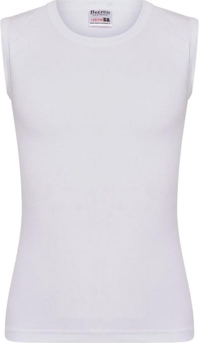 Beeren Bodywear Jongens T-shirt 1-PACK PA/EA - Wit - Maat 104/116