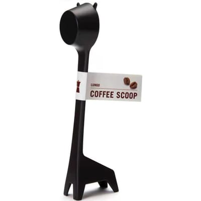 Cartoon Giraffe Vorm Koffielepel Leuk Ontwerp Zwart Poeder Kwantitatieve Lange Steel Scheppen Plastic Koffielepels Keuken Decor