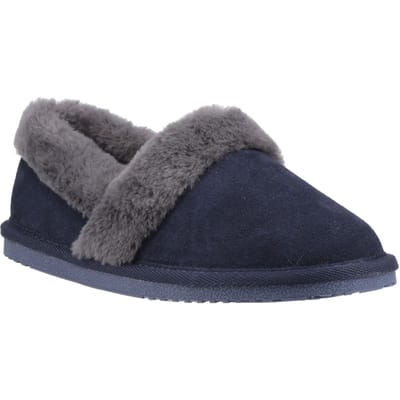 Hush Puppies Ariel Suède Dames Navy Slippers