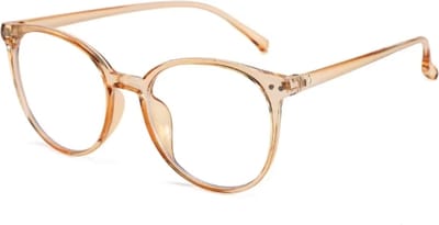 computerbril.shop® Lightweight Computerbril - Zonder Sterkte - Peach Transparant Montuur - Blauw Licht Filter Bril - Blue Light Glasses - Beeldschermbril - Anti blauw licht - Unisex - Game bril - Bril tegen vermoeide ogen - Bril computer/tv schermen