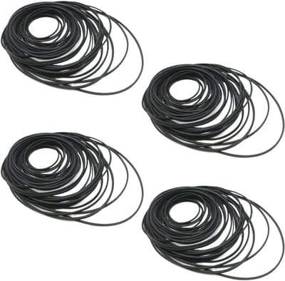 Gemengde cassetape set voor DVD/CD spelers, universele machineriemen, rubberen aandrijfriemen 45-185mm