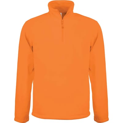 Fleecevest 'Enzo' met ritskraag merk Kariban maat L Oranje