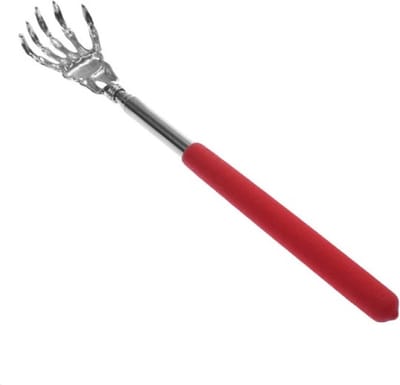 Go Go Gadget - Ruggenkrabber - raaienpoot - Uitschuifbaar - Massage - Jeuk rug - Krabben - Krabber - Stok - Telescopische - Verstelbaar - Accessoire - Rood