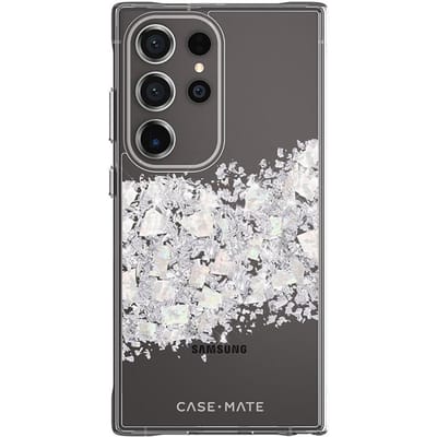 Case-Mate Karat - Étui Samsung Galaxy S24 Ultra Décoré de Nacre (Une Touche de Perle)