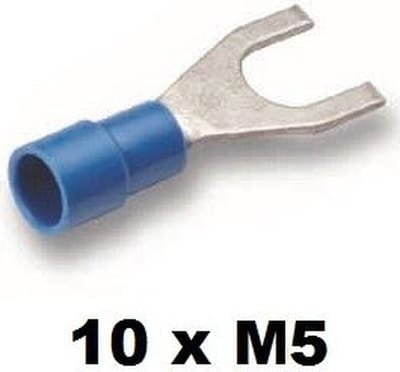 Cimco vorkkabelschoen geisoleerd 1,5-2,5mm2 M5 zak 10