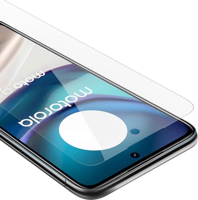 Cadorabo Screenprotector geschikt voor Motorola MOTO G42 - Pantser film Beschermende film in KRISTALHELDER Geharde (Tempered) display beschermglas in 9H hardheid met 3D Touch