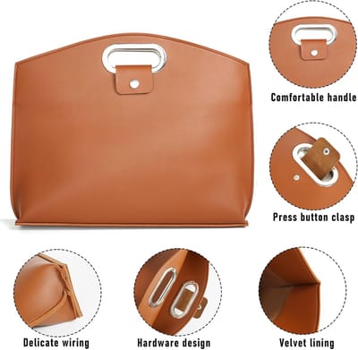 Waterdichte Laptoptas voor Dames - 14-16 Inch Laptop & iPad Tas - Stijlvolle Handtas voor Werk