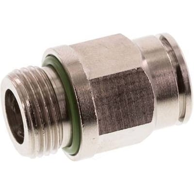 12mm x G3/8'' Messing Insteekfitting Buitendraad FKM [2 Stuks]