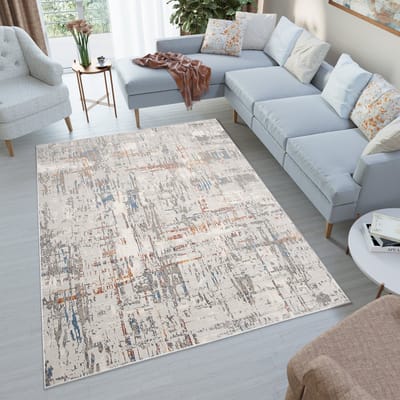 Tapiso Venezia Vloerkleed Woonkamer Laagpolig Tapijt Maat- 80x150