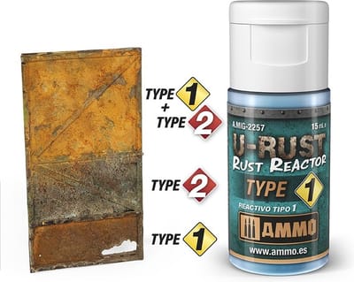 AMMO by Mig Jimenez Modelbouwdecoratie - MIG 2257 U-Rust Rust Reactor Type 1 - 15ml Effecten potje