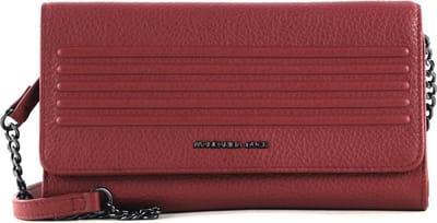 MANDARINA DUCK Leren Schoudertas Avondtas I-Con Wallet Bag Rumba Red Donkerrood
