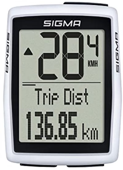 Fietscomputer - Fiets teller - Alle fietstochten - Draadloze dataoverdracht - 12 functies - Zwart