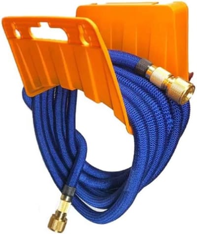 Tuinslang Organizer - Hose Hanger - Water Georganiseerd - Wandmontage - 23cm Breed - Oranje