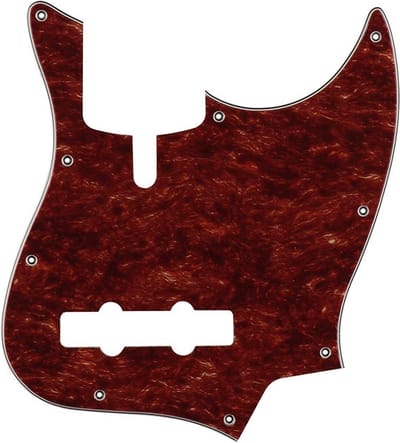 Boston M5V-410-T pickguard, Sire Marcus Miller V-series 5-string, 4 ply, tortoise