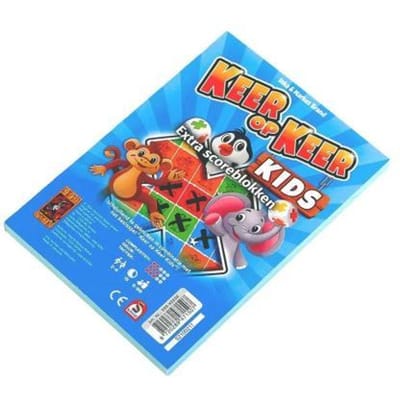 999 Games - Scoreblokken - Keer op Keer Kids - twee stuks - Dobbelspel