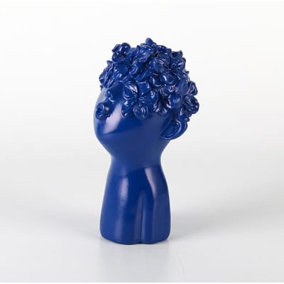 Moderne Kunst Abstracte Bloemblad Figuur Ornamenten Woonkamer Entree Modelkamer Zachte Decoratie Tafelblad Sculptuur Ambachten blue