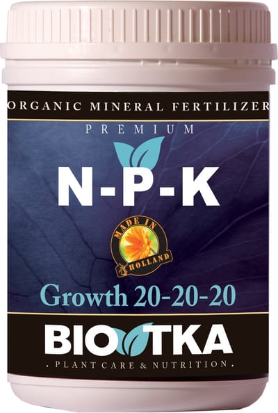 Microgranulaat NPK 20-20-20 Groeifase 500 gr. Granulaat meststof voor Kamerplanten & Tuin - Bloemenvoeding - Kamerplanten voeding - Moestuin voeding - Groei - Gazon meststof - Groeivoeding - Biologische Plantenvoeding - Snelle Groei & Sterke Wortels
