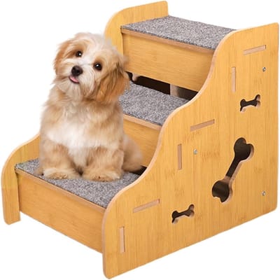 Huisdier Trappen - Honden Treden - Ondersteuning Klimmen - Anti-Schimmel Stabiliteit - 35 x 31 x 6 cm - Derde Niveau