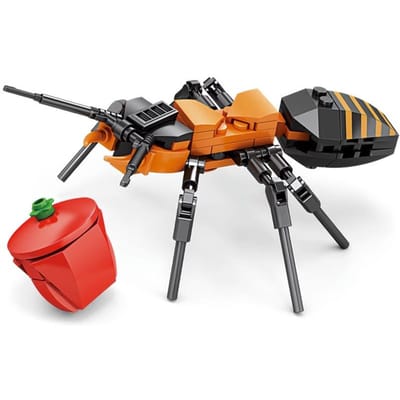 Nieuwste Bouwstenen Speelgoed Kinderen Educatieve Puzzel Dier Assemblage Bij Libelle Insect Cadeau S