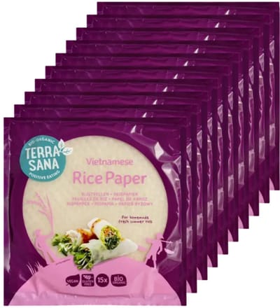 TerraSana | Vietnamese Rijstvellen | 10 stuks | 10 x 150 gram