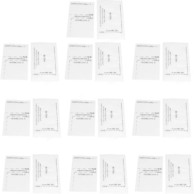 10-delige set vezelfilterschermen voor stofzuigeraccessoires, geschikt voor Miele FJM GN-serie, wit white