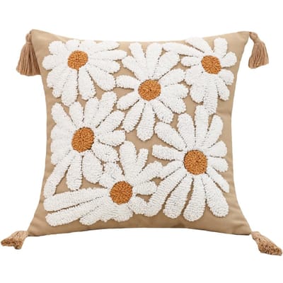 NU KOPEN Velours Bloemen Geborduurde Kussensloop Rustieke Vintage Amerikaanse Kussenhoes Huis Slaapkamer Zadel Decor cojines para sala 30x50cm