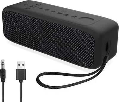 Draadloze Speaker - Bluetooth Audio - Buiten Muziek - IP68 Waterdicht - 24 U Speeltijd - Zwart