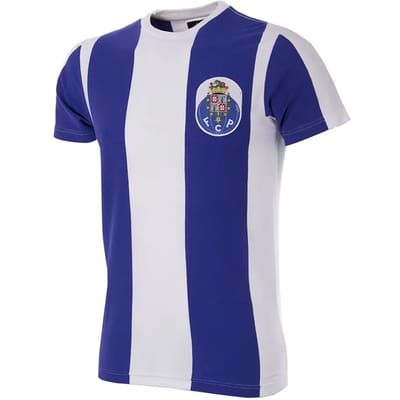 COPA - FC Porto Retro T-Shirt - Heren - Wit - Blauw - S