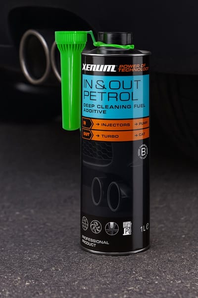 XENUM - In & Out Petrol – Professioneel Brandstofadditief voor Benzinemotoren - Reinigt & Beschermt - Verhoogt Motorprestaties